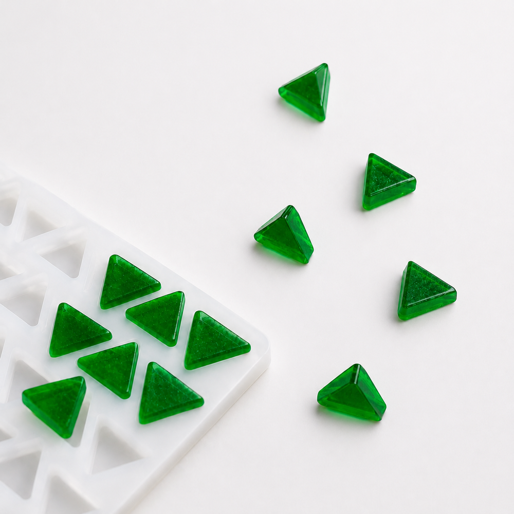 Moldes triangulares para gominolas