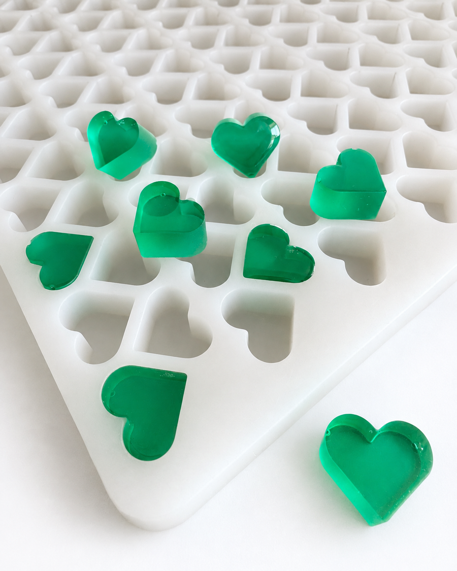 Moldes para gominolas de corazón