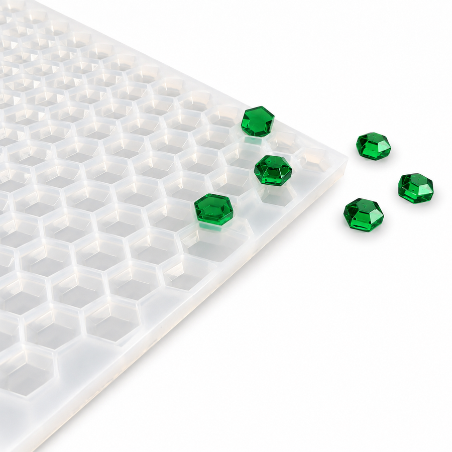 Moldes hexagonales para gomitas