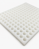 Molde para gomitas cilíndricas de 3.2 mL, 192 cavidades — detalle de cavidades