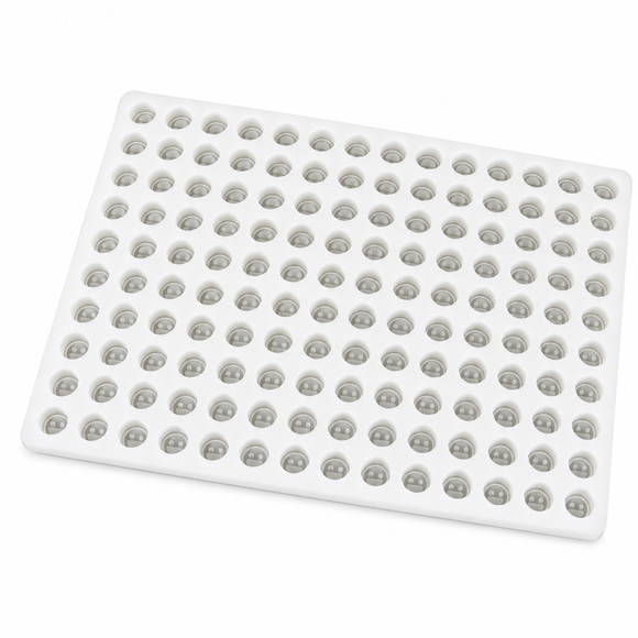 4mL smiley face gummy mold top view