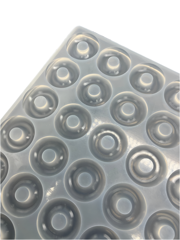 Molde de gommia de silicona de 3 ml de anillo de durazno - 108 cavidades