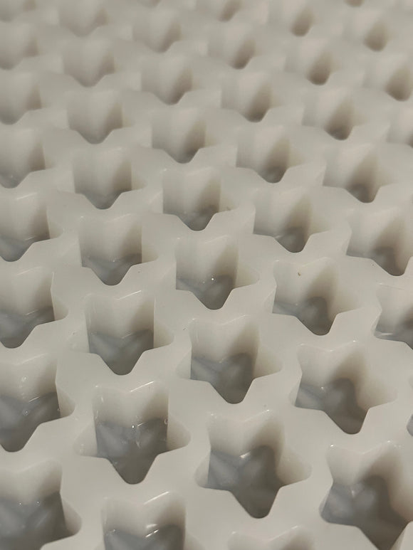 4 ml de molde de goma de estrella - 168 cavidades