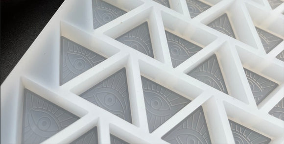 Molde de goma triángulo piramidal de 5.1 ml - 220 cavidades