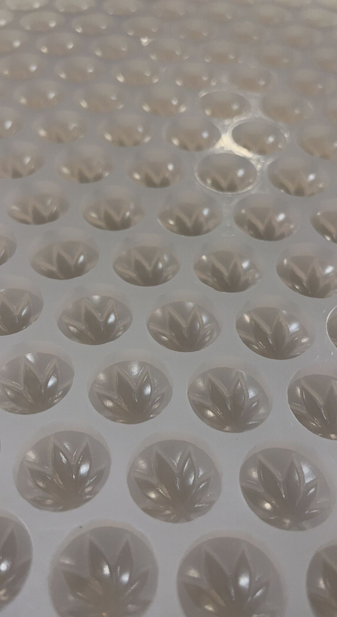 3.1 ml de molde de hierba de silicona de la hoja THC
